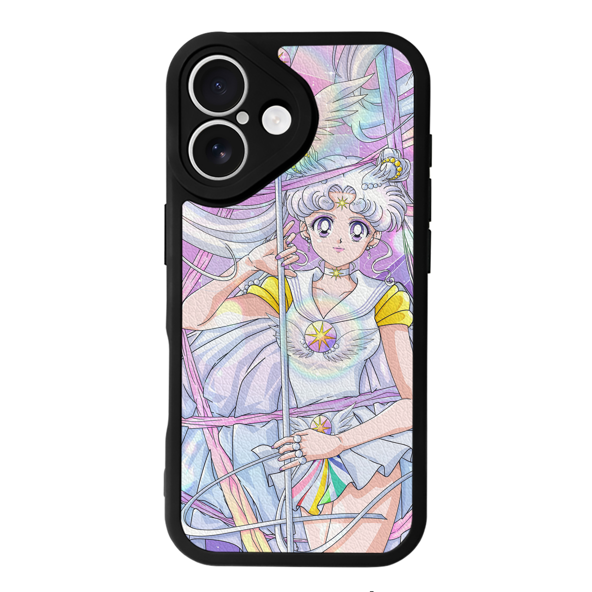 （画像用） 美少女戦士セーラームーン Sailor Moon 【iPhone 16シリーズ対応】シリコンスマホケース（レザー調） 材質：シリコン